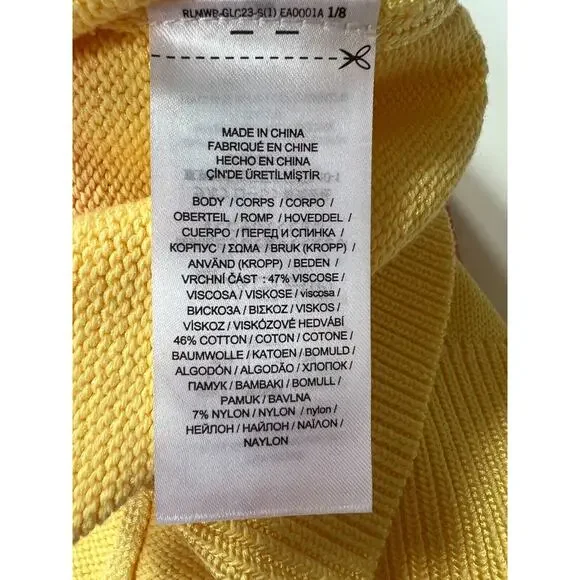 Lauren Ralph Lauren Women's Dip-Dyed Short Sleeve Jersey Dress Size L NWT - Picture 3 of 12